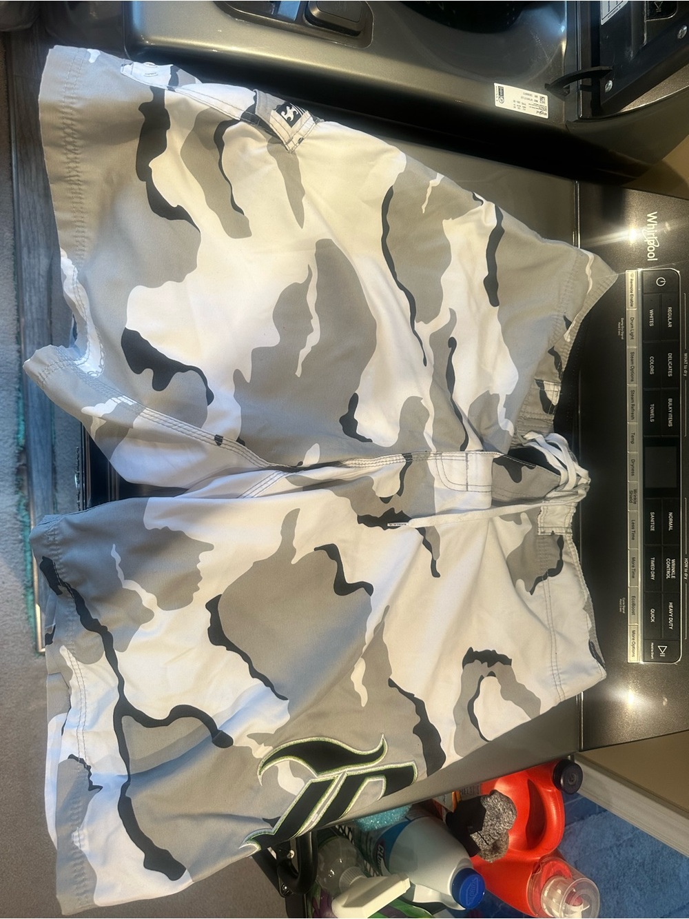 Billabong Men's Gray, White & Black Camo Board Shorts